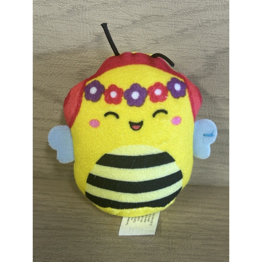 2 Squishmallows Charles Pickle Sunny Bee Mini Plush McDonald's Happy Meal 3" - Picture 3 of 6
